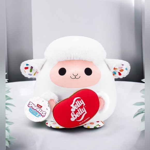 Snackles Series 2 Lamb & Jelly Belly 8 Inch Plush by ZURU (new) - Picture 4 of 6